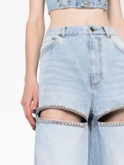 Donna AREA Jeans A Gamba Ampia -Femminile Moda Negozio 19930460 50586210 1000