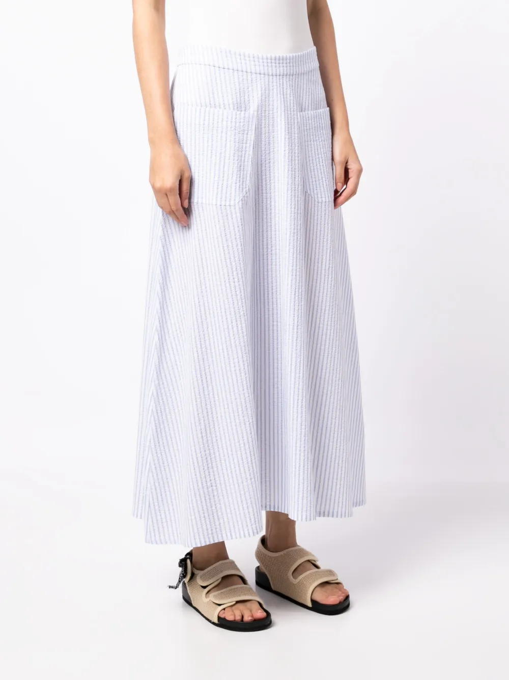 Donna Atlantique Ascoli Gonna Midi A Righe 5 Donna Atlantique Ascoli Gonna Midi A Righe - immagine 3