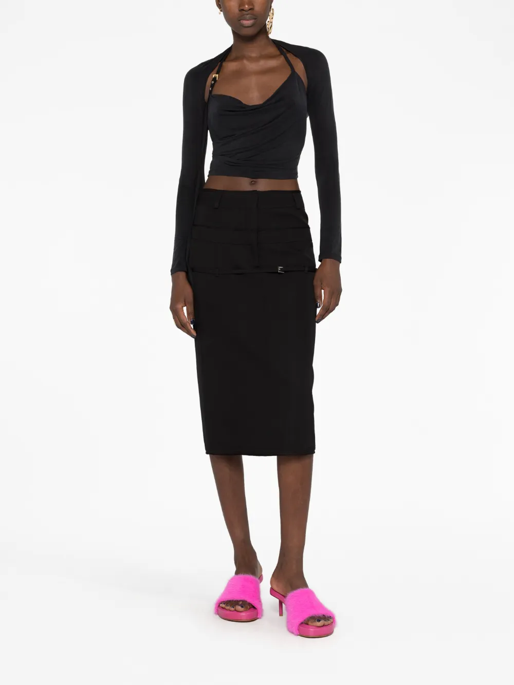 Donna Jacquemus Gonna A Matita La Jupe Caraco 4 Donna Jacquemus Gonna A Matita La Jupe Caraco - immagine 2