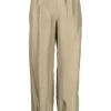 Donna Semicouture Pantaloni Crop Con Vita Elasticizzata