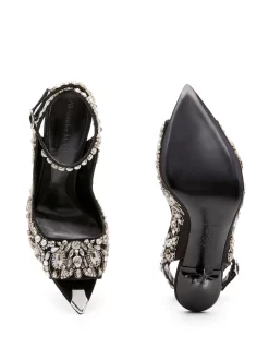 Donna Alexander McQueen Punk 105mm Ankle-strap Sandal -Femminile Moda Negozio 20010067 50259795 1000