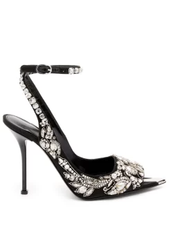 Donna Alexander McQueen Punk 105mm Ankle-strap Sandal