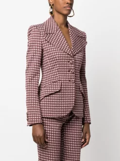 Donna Moschino Blazer Monopetto Con Stampa 9 Donna Moschino Blazer Monopetto Con Stampa -Femminile Moda Negozio 20017873 45039968 1000