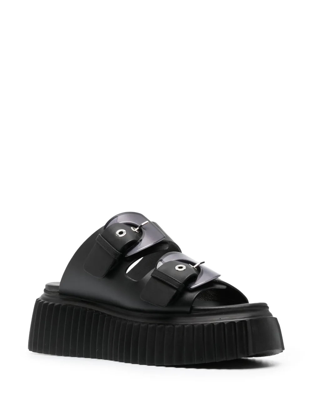 Donna AGL Slippers Agatha Con Doppia Fibbia 4 Donna AGL Slippers Agatha Con Doppia Fibbia - immagine 2