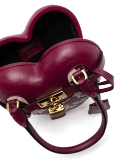 Donna Moschino Borsa A Forma Di Cuore -Femminile Moda Negozio 20034137 45049605 1000