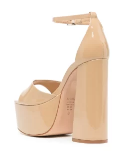 Donna Schutz Platform 170mm Leather Sandals -Femminile Moda Negozio 20039383 50805893 1000