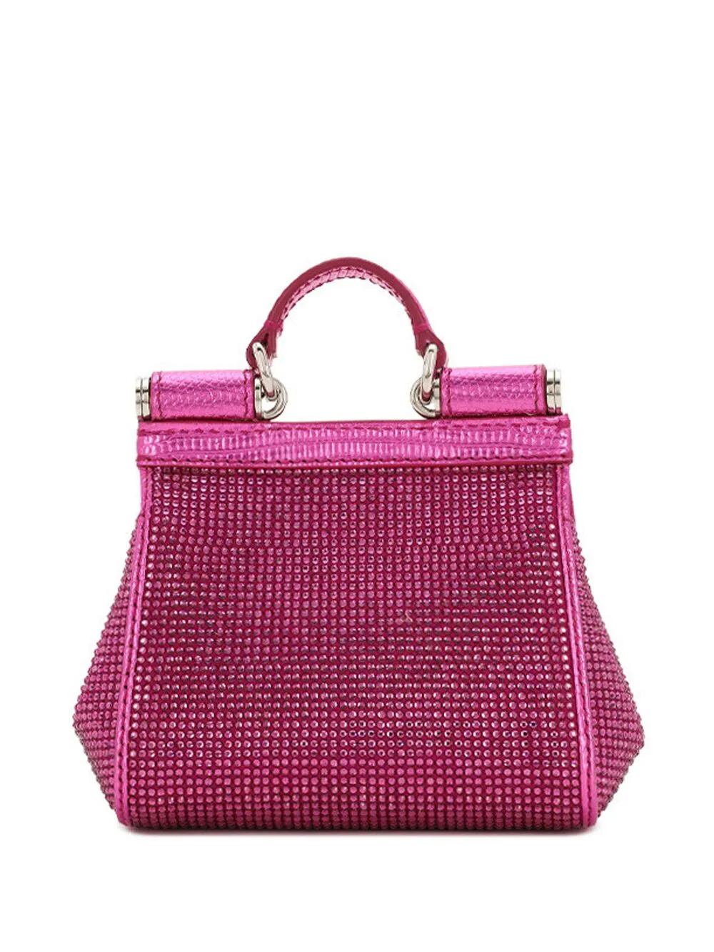 Donna Dolce & Gabbana Borsa Tote Sicily Mini Con Strass 5 Donna Dolce & Gabbana Borsa Tote Sicily Mini Con Strass - immagine 3