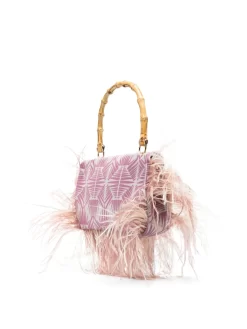 Donna La Milanesa Borsa Tote Polignano Con Bordo In Piume 9 Donna La Milanesa Borsa Tote Polignano Con Bordo In Piume -Femminile Moda Negozio 20047178 45221218 1000