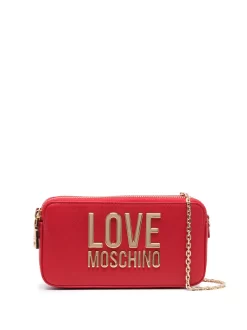 Donna Love Moschino Borsa A Tracolla Con Logo