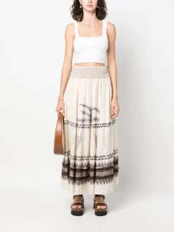 Donna Emporio Sirenuse Camicia Svasata Con Cuciture Decorative 8 Donna Emporio Sirenuse Camicia Svasata Con Cuciture Decorative -Femminile Moda Negozio 20080665 50363167 1000