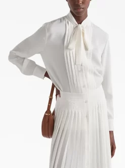 Donna Prada Camicia Con Logo -Femminile Moda Negozio 20115305 45289578 1000