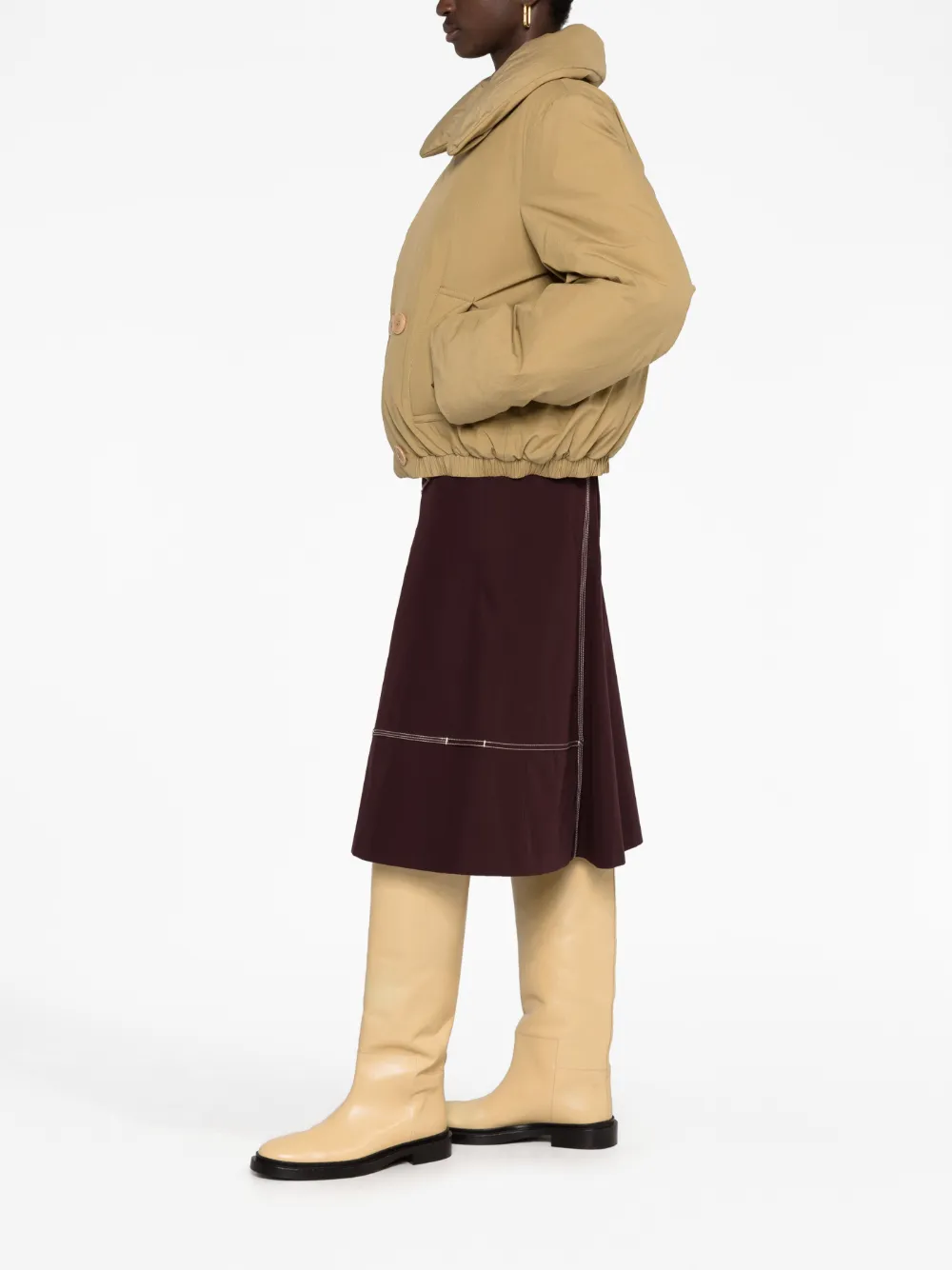 Donna Lemaire Piumino Con Risvolti Ampi 8 Donna Lemaire Piumino Con Risvolti Ampi - immagine 6