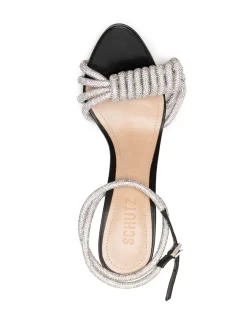 Donna Schutz 120mm Crystal-embellished Sandals -Femminile Moda Negozio 20121302 50809282 1000