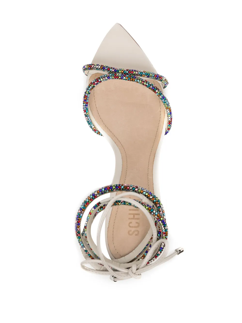 Donna Schutz 80mm Crystal-embellished Sandals 6 Donna Schutz 80mm Crystal-embellished Sandals - immagine 4