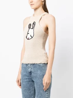 Donna Stella McCartney Top Con Stampa -Femminile Moda Negozio 20124040 50048313 1000