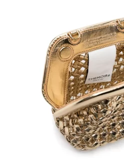 Donna Themoirè Clutch Gea Knots Laminated -Femminile Moda Negozio 20154095 50085638 1000