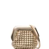 Donna Themoirè Clutch Gea Knots Laminated -Femminile Moda Negozio 20154095 50399675 1000