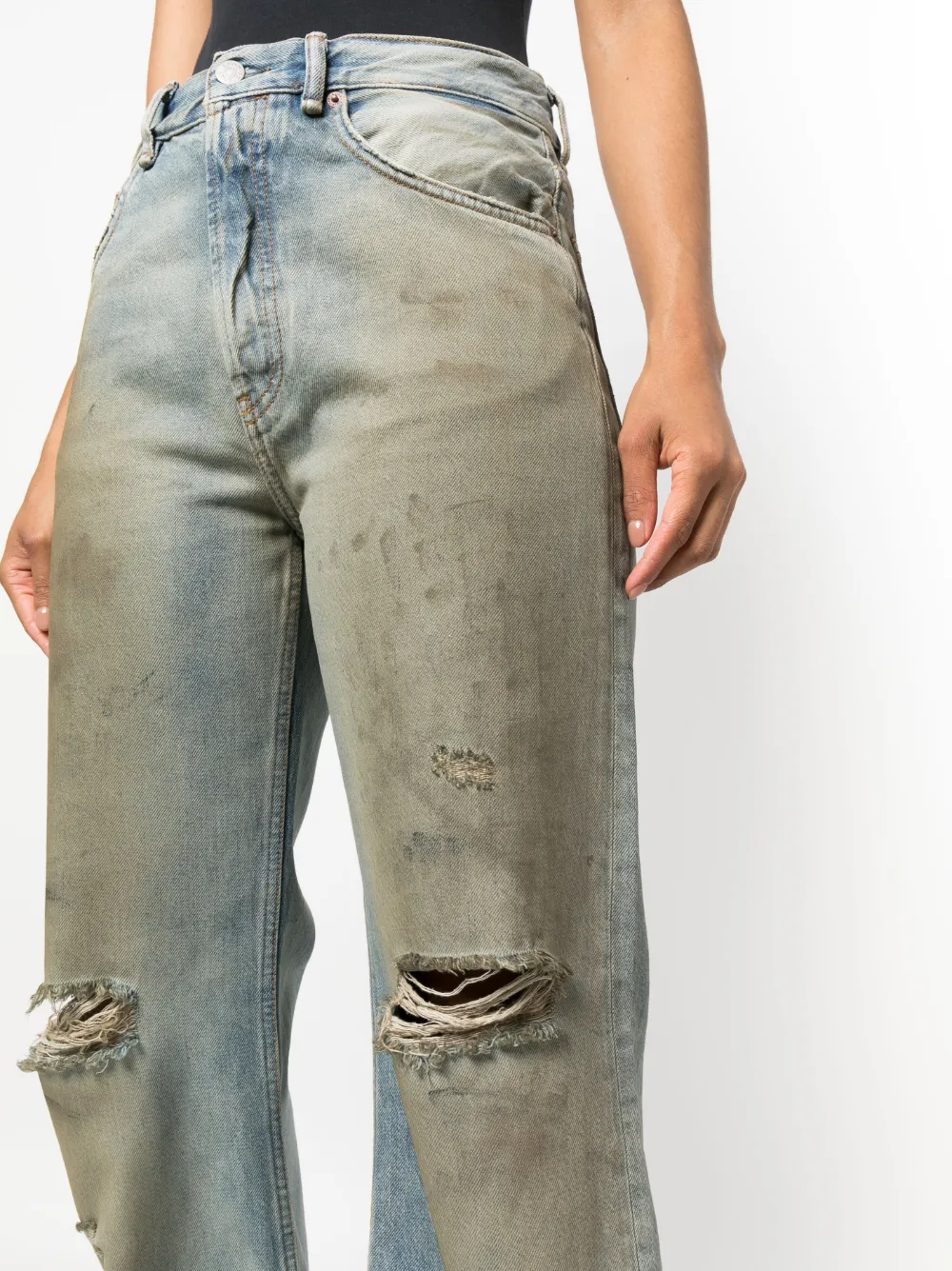 Donna Acne Studios Jeans A Gamba Ampia 7 Donna Acne Studios Jeans A Gamba Ampia - immagine 5