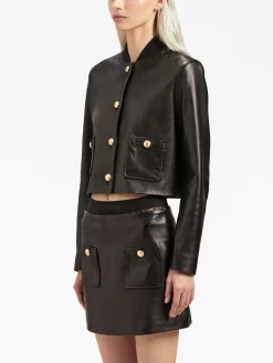 Donna Palm Angels Giacca Crop In Pelle 11 Donna Palm Angels Giacca Crop In Pelle -Femminile Moda Negozio 20204703 50603868 1000