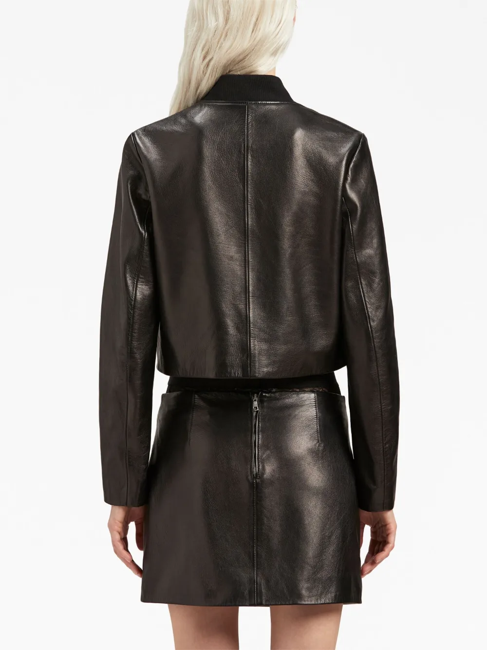 Donna Palm Angels Giacca Crop In Pelle 7 Donna Palm Angels Giacca Crop In Pelle - immagine 5