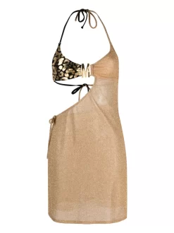 Femminile Moda Negozio 24 Donna Moschino Copricostume Con Placca Logo