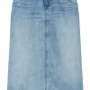 Donna RE/DONE Gonna Denim Low Rider Midi -Femminile Moda Negozio 20216249 50147884 1000