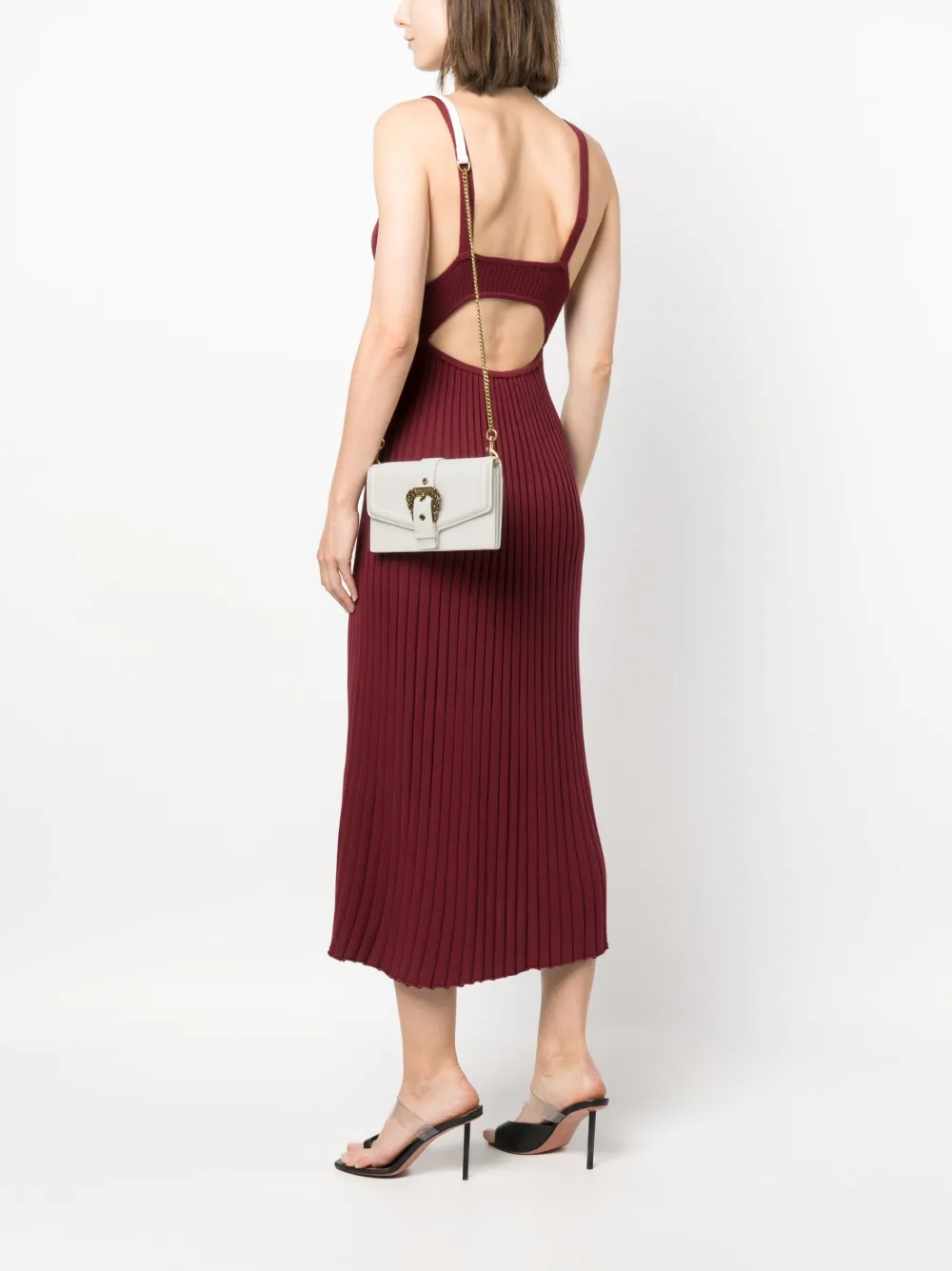 Donna Versace Jeans Couture Clutch Couture1 In Finta Pelle 4 Donna Versace Jeans Couture Clutch Couture1 In Finta Pelle - immagine 2