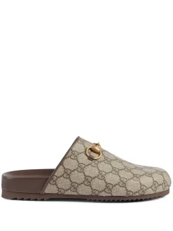 Donna Gucci Slippers Con Morsetto GG Supreme