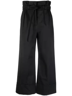 Donna Max Mara Pantaloni Nigella A Gamba Ampia