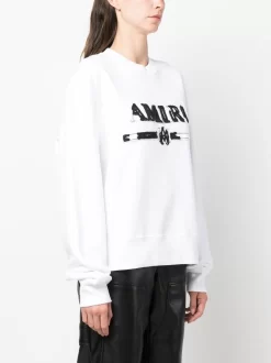 Donna AMIRI Felpa Con Applicazione Logo -Femminile Moda Negozio 20237885 50277612 1000