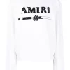 Donna AMIRI Felpa Con Applicazione Logo -Femminile Moda Negozio 20237885 50277631 1000