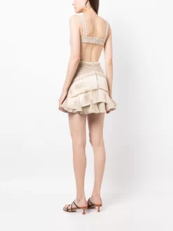 Donna PatBO Abito Corto Con Frange -Femminile Moda Negozio 20252170 50323847 1000