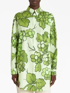 Donna ETRO Camicia Oversize Con Stampa -Femminile Moda Negozio 20261144 50215295 1000