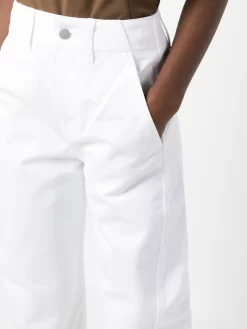 Donna Studio Nicholson Pantaloni Dritti A Vita Media -Femminile Moda Negozio 20274531 50341520 1000