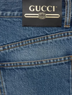 Donna Gucci Jeans Dritti Con Effetto Schiarito 13 Donna Gucci Jeans Dritti Con Effetto Schiarito -Femminile Moda Negozio 20301251 50277894 1000