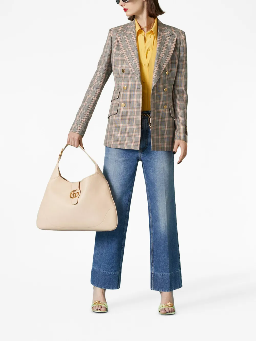 Donna Gucci Jeans Dritti Con Effetto Schiarito 4 Donna Gucci Jeans Dritti Con Effetto Schiarito - immagine 2