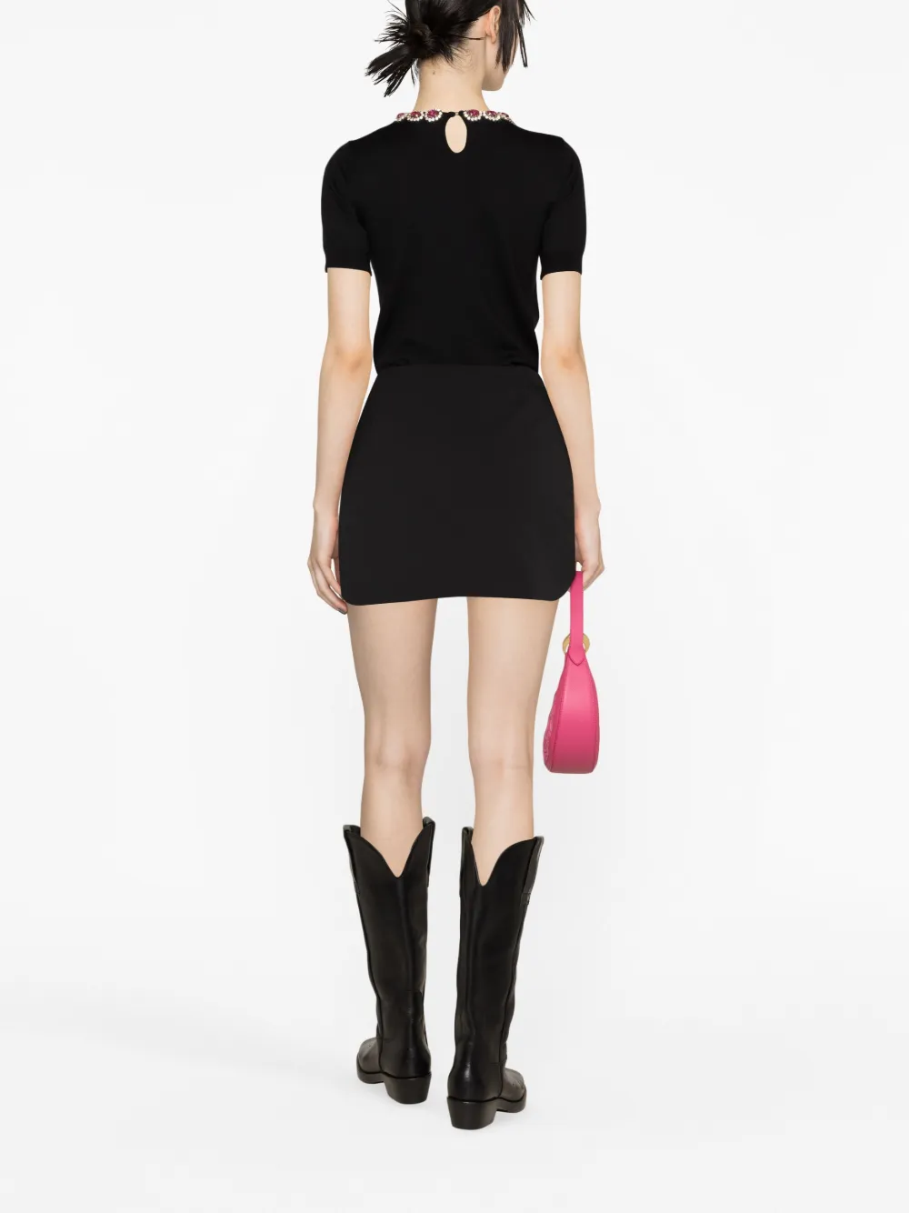 Donna Moschino Top Con Decorazione Di Cristalli 6 Donna Moschino Top Con Decorazione Di Cristalli - immagine 4