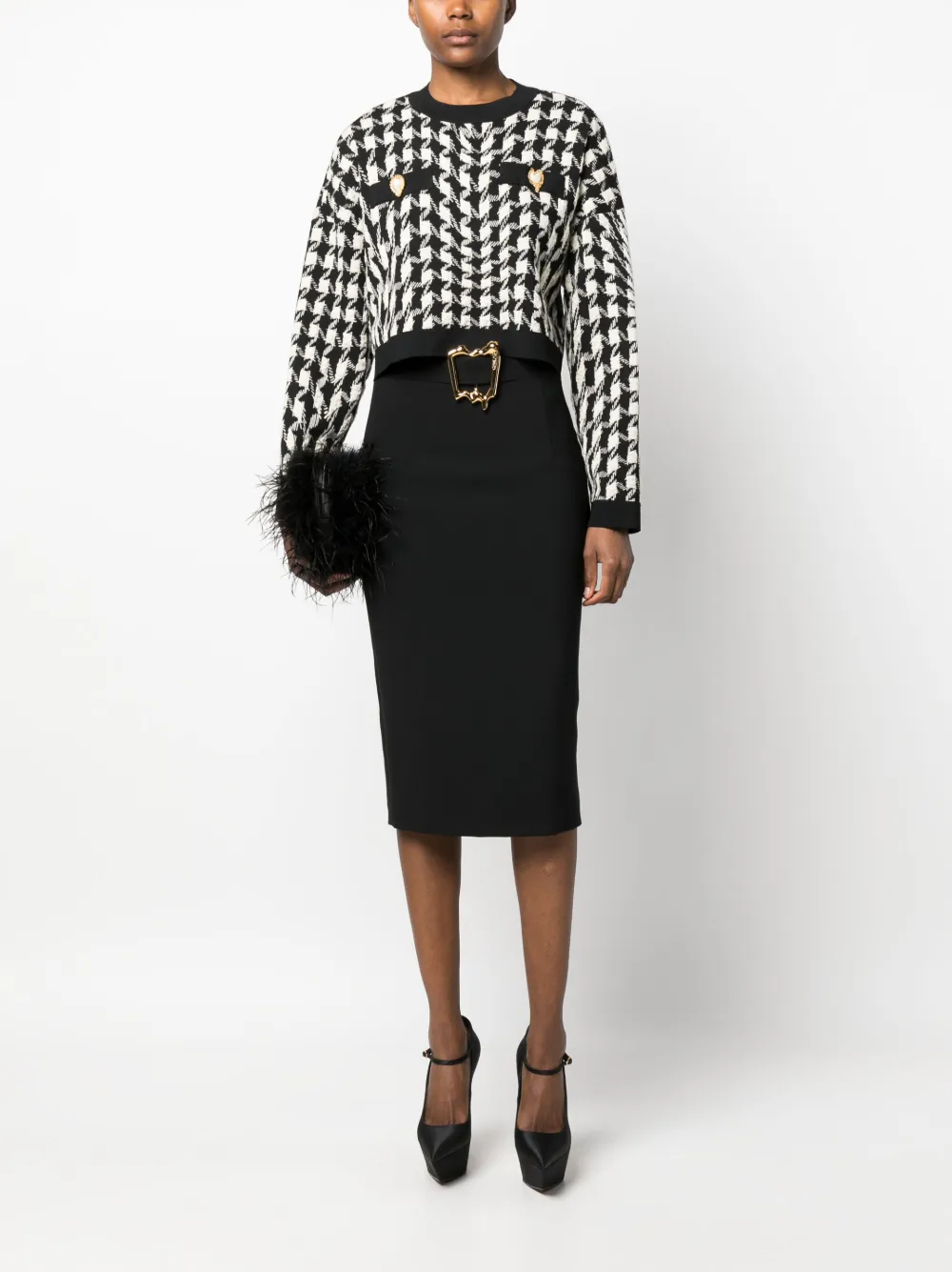 Donna Moschino Gonna Con Fibbia 4 Donna Moschino Gonna Con Fibbia - immagine 2