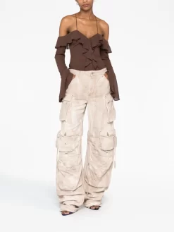 Donna The Attico Jeans In Stile Cargo Fern A Gamba Ampia 9 Donna The Attico Jeans In Stile Cargo Fern A Gamba Ampia -Femminile Moda Negozio 20418958 50451189 1000