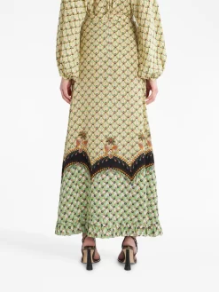 Donna ETRO Gonna Dritta A Fiori -Femminile Moda Negozio 20470580 50742145 1000