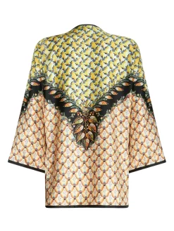 Donna ETRO Mantella A Fiori -Femminile Moda Negozio 20472334 50453136 1000