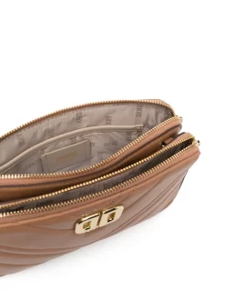 Donna DKNY Borsa A Tracolla Delphine Con Placca Logo -Femminile Moda Negozio 20478780 50509035 1000