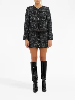 Donna Rebecca Vallance Gonna Svasata In Tweed -Femminile Moda Negozio 20480931 50634643 1000