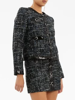 Donna Rebecca Vallance Gonna Svasata In Tweed -Femminile Moda Negozio 20480931 50634663 1000