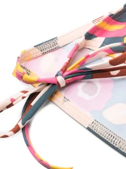 Donna ERES Slip Bikini Kaki A Fiori -Femminile Moda Negozio 20482833 50641339 1000