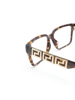 Donna Versace Eyewear Occhiali Squadrati Con Effetto Tartarugato -Femminile Moda Negozio 20515323 50588678 1000