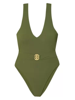 Femminile Moda Negozio 36 Donna Tory Burch Costume Intero Miller Con Cintura