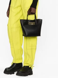 Donna Versace Jeans Couture Borsa Tote Con Placca Logo -Femminile Moda Negozio 20549178 50581973 1000