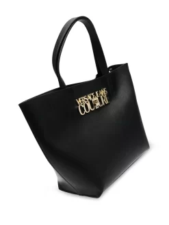 Donna Versace Jeans Couture Borsa Tote Con Placca Logo -Femminile Moda Negozio 20549178 50599699 1000