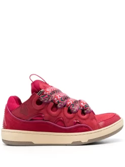 Donna Lanvin Sneakers Curb In Pelle Chunky